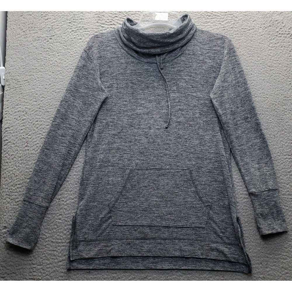 Aerie Just Add Leggings Hoodie Womens Small Multi Thumbholes Cowl Neck Pullover